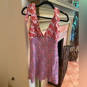 VRG GRL - Post Cards from Venice Bias Cut Mini Dress